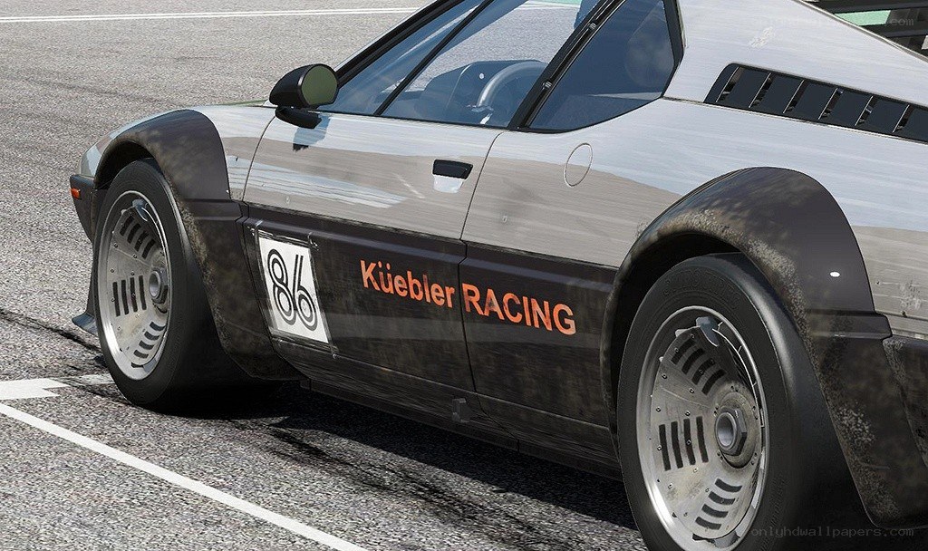 Kuebler Racing car on track