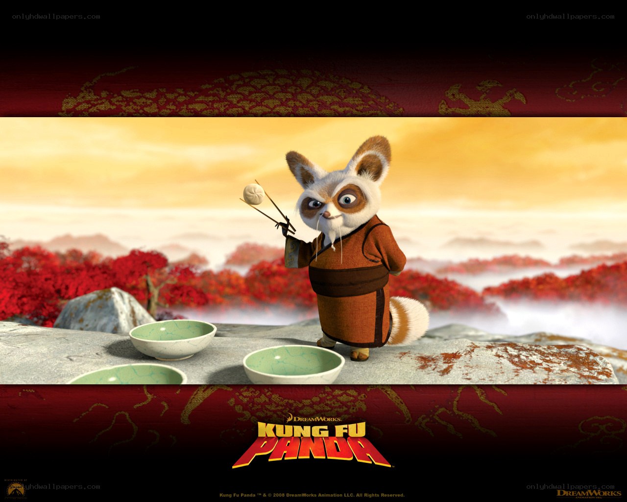Kung Fu Panda character scene