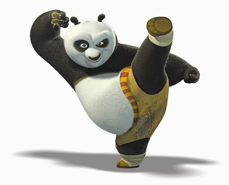 Kung Fu Panda in action