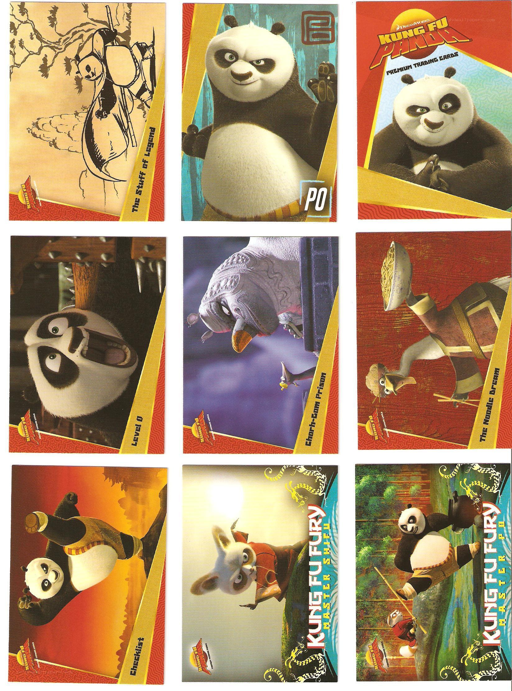 Kung Fu Panda trading cards