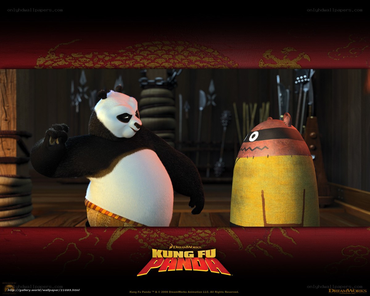 Kung Fu Panda training scene