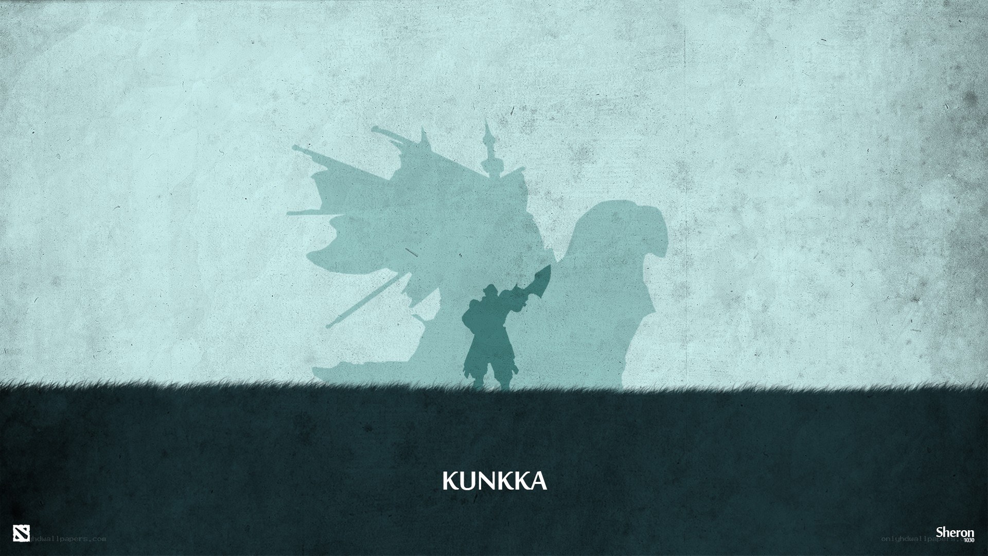 Kunkka character silhouette
