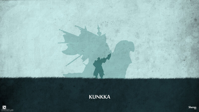 Kunkka character silhouette