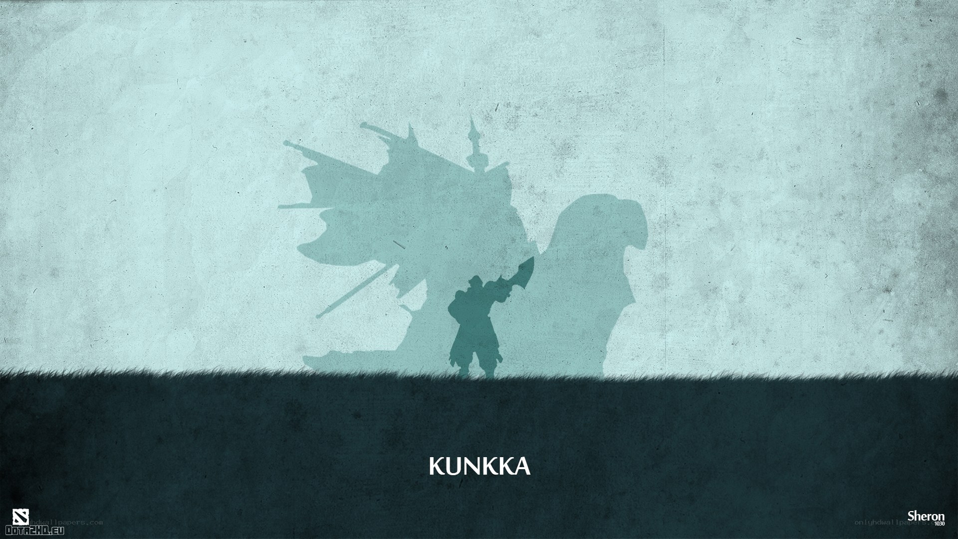 Kunkka character silhouette