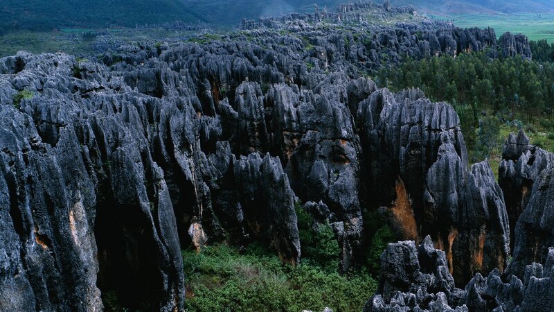 Kunming karst rock formations