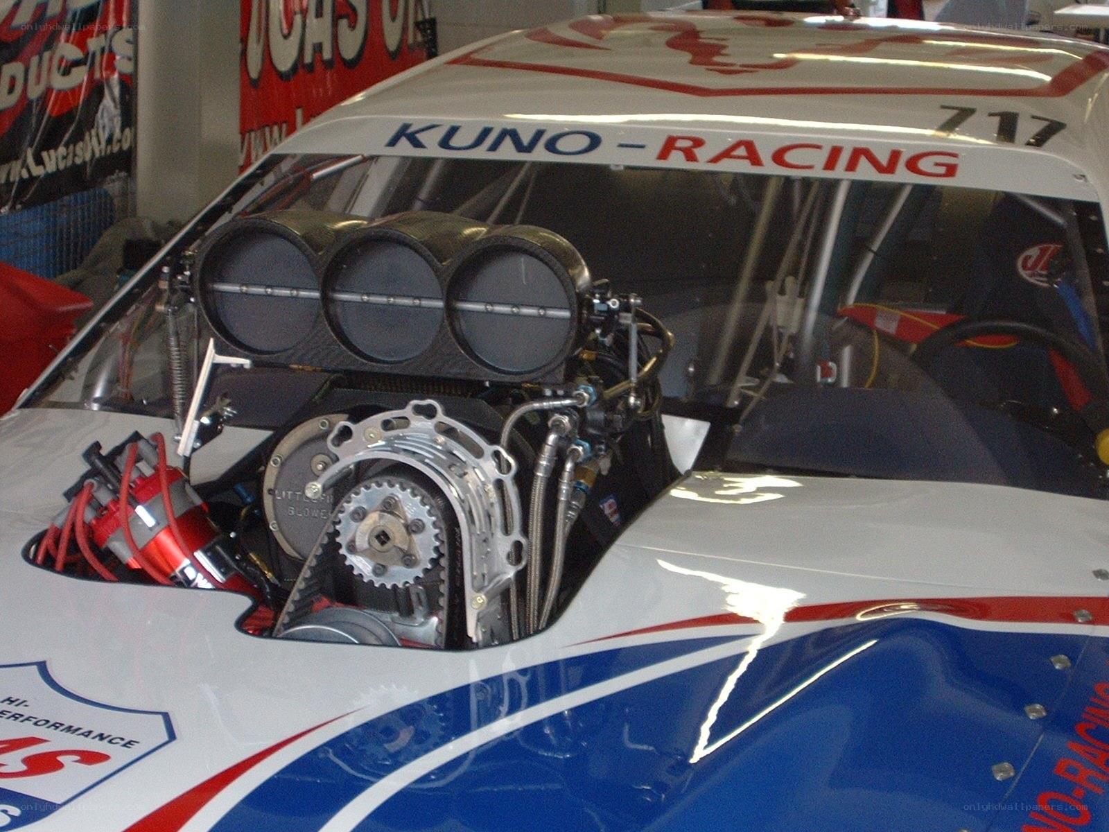 Kuno Racing drag car engine