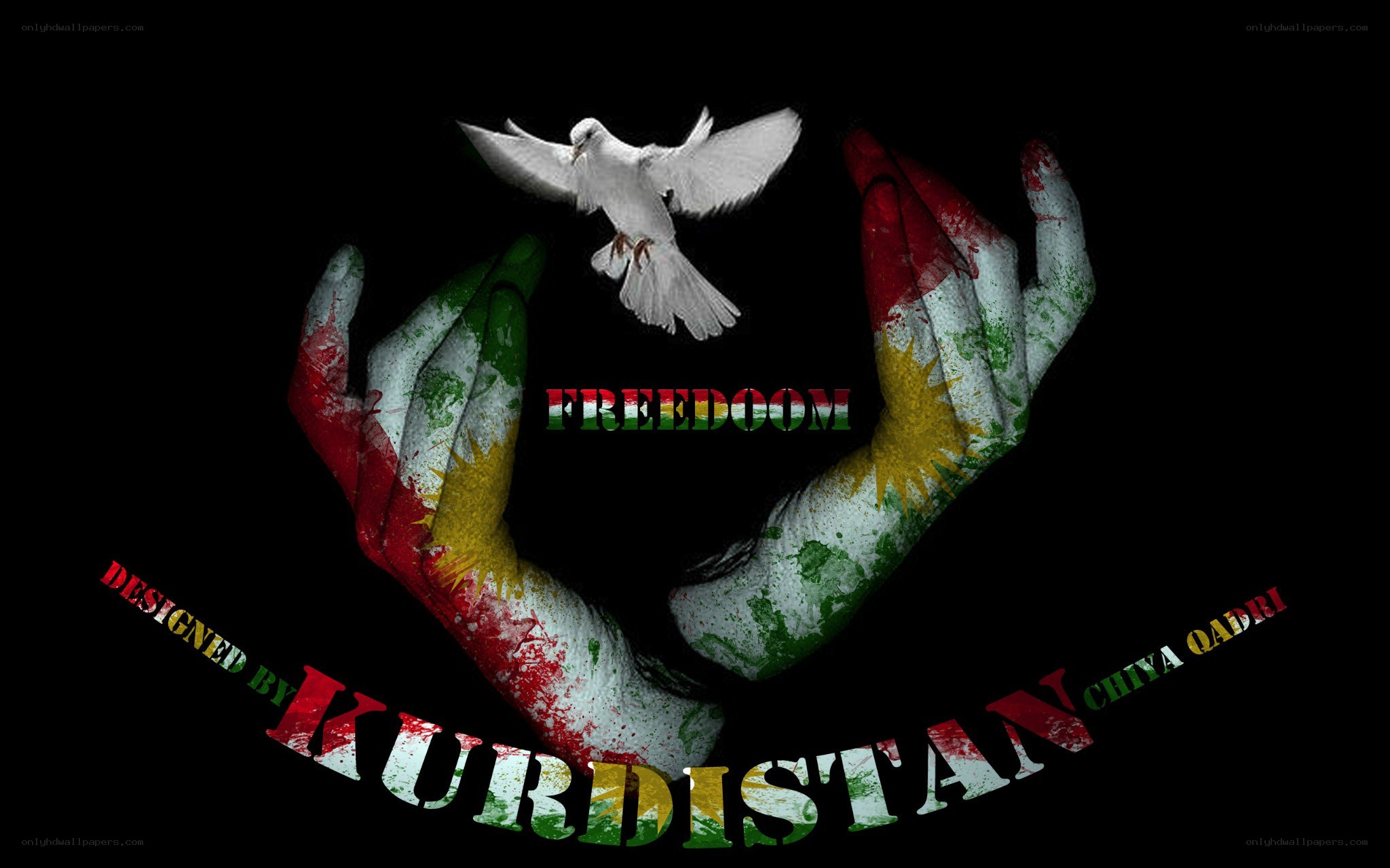 Kurdistan freedom symbol