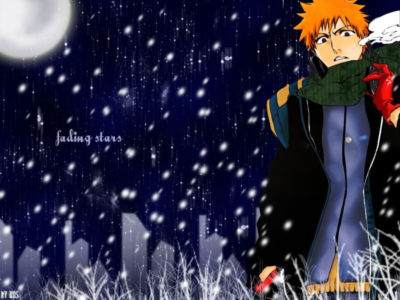 Kurosaki Ichigo in the snow