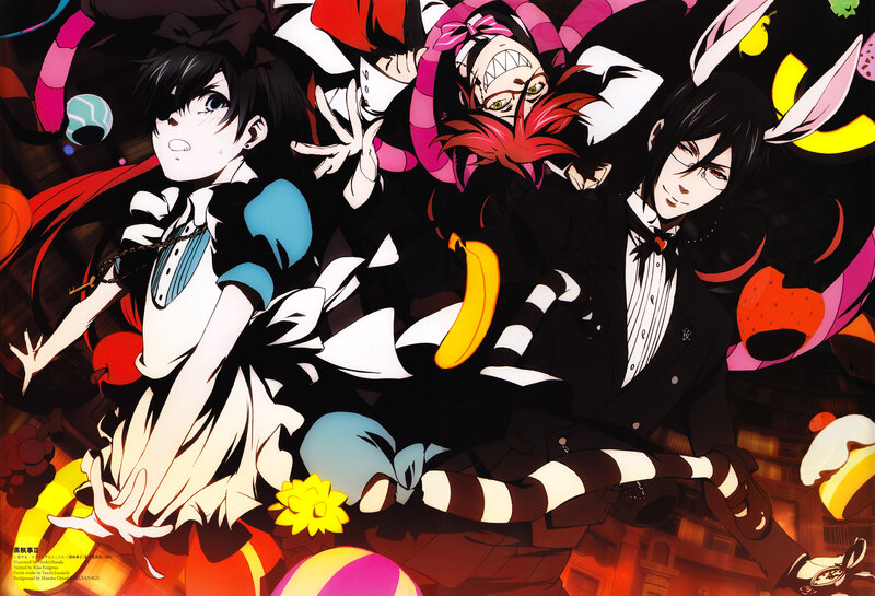 Kuroshitsuji characters in chaotic scene