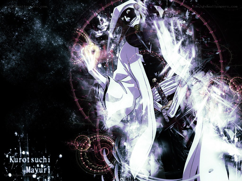 Kurotsuchi Mayuri anime art