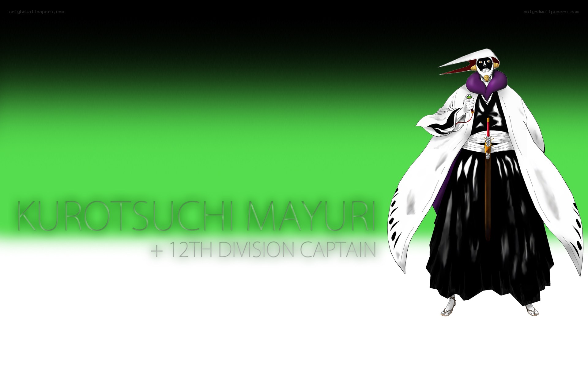 Kurotsuchi Mayuri character art
