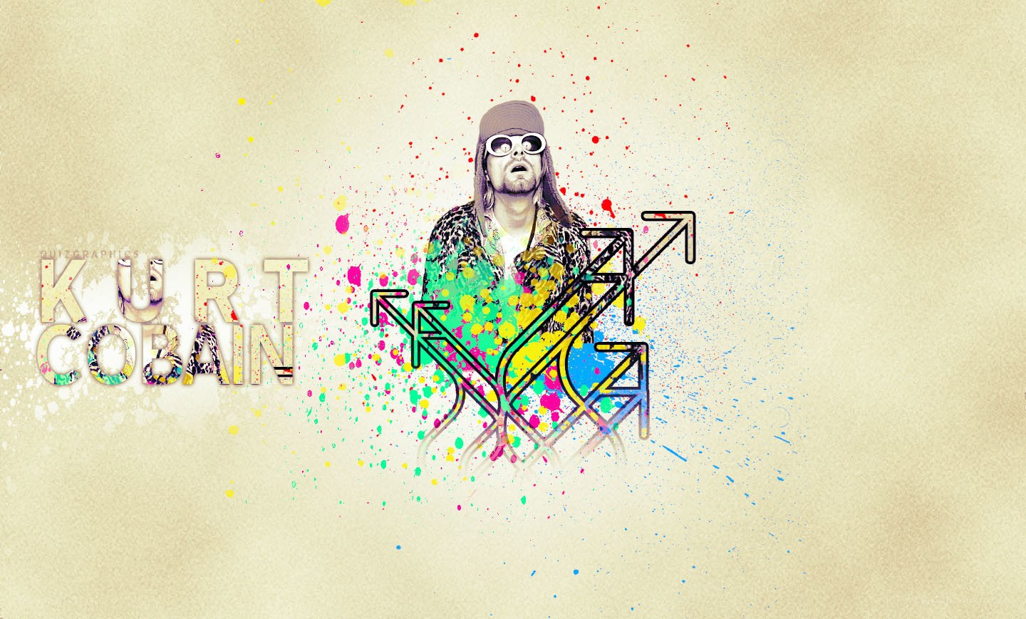 Kurt Cobain artistic portrait