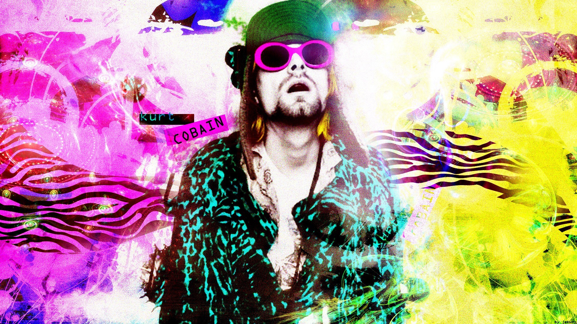 Kurt Cobain collage art