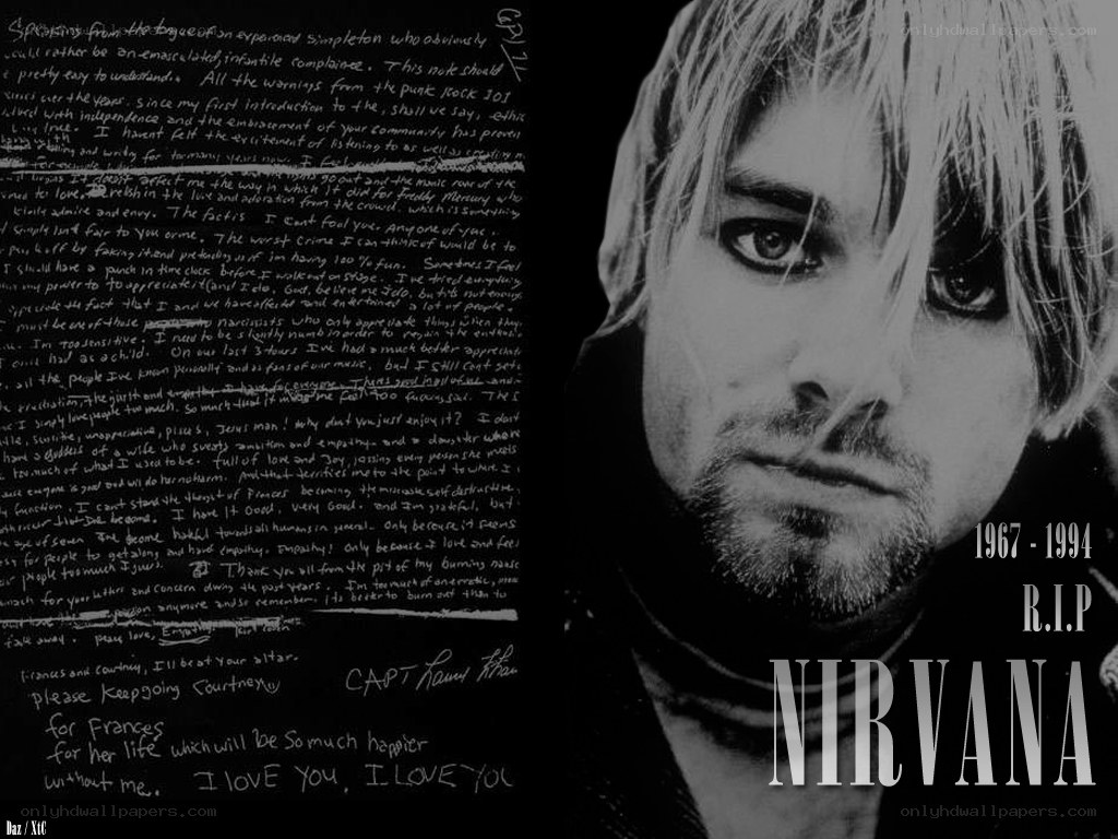 Kurt Cobain's final note