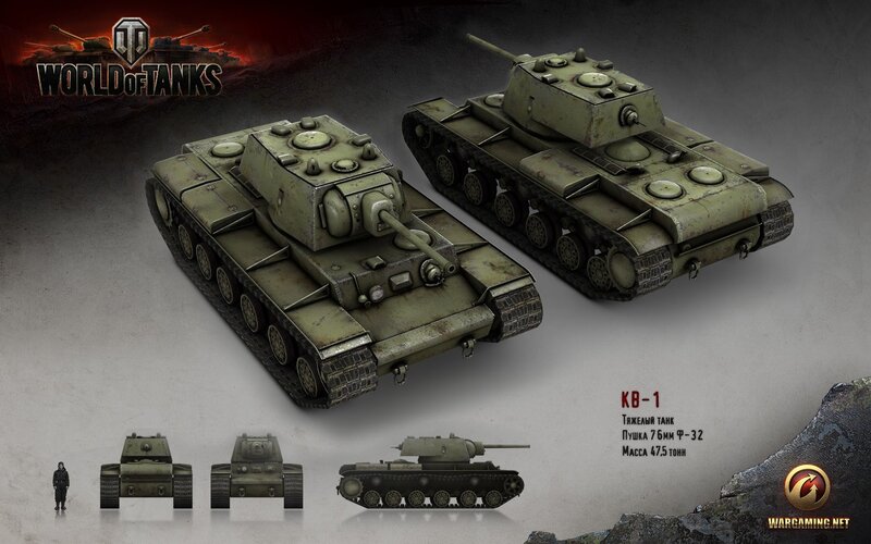 KV-1 Tank from World of Tanks