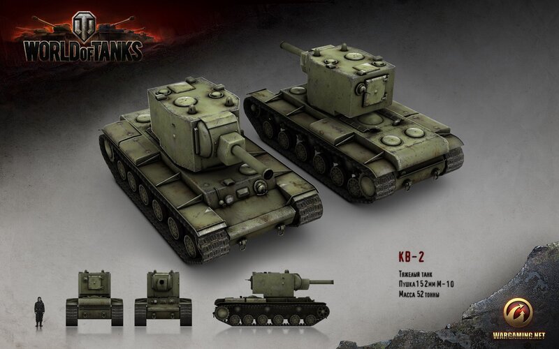 KV-2 tank from World of Tanks
