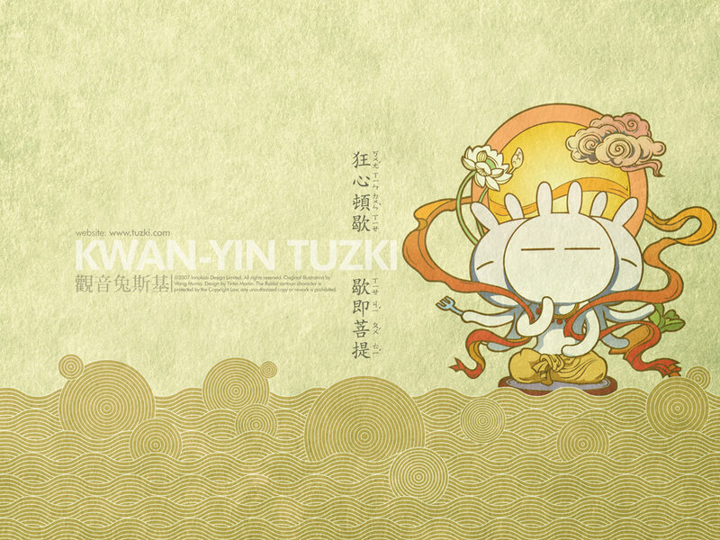 Kwan Yin Tuzki character art