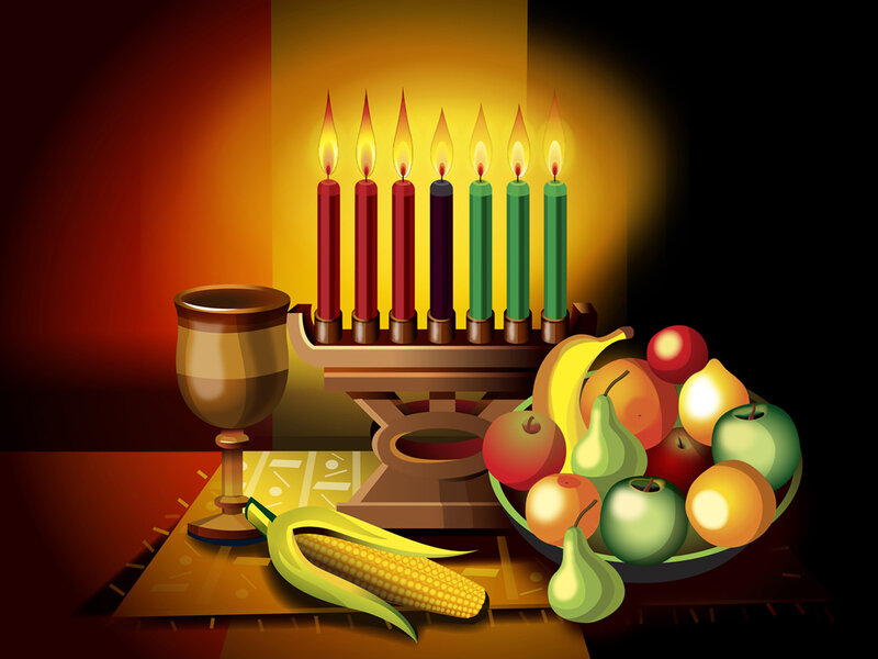 Kwanzaa Candle Arrangement
