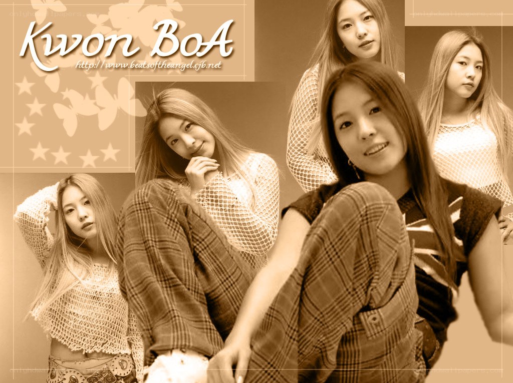 Kwon BoA promotional collage