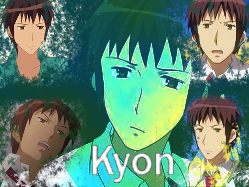 Kyon character collage