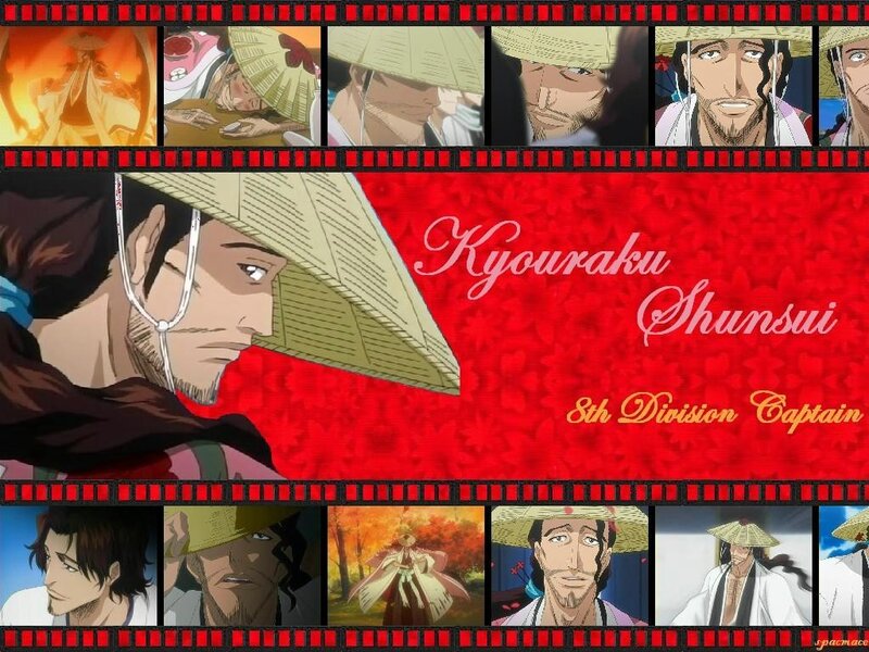 Kyouraku Shunsui character collage