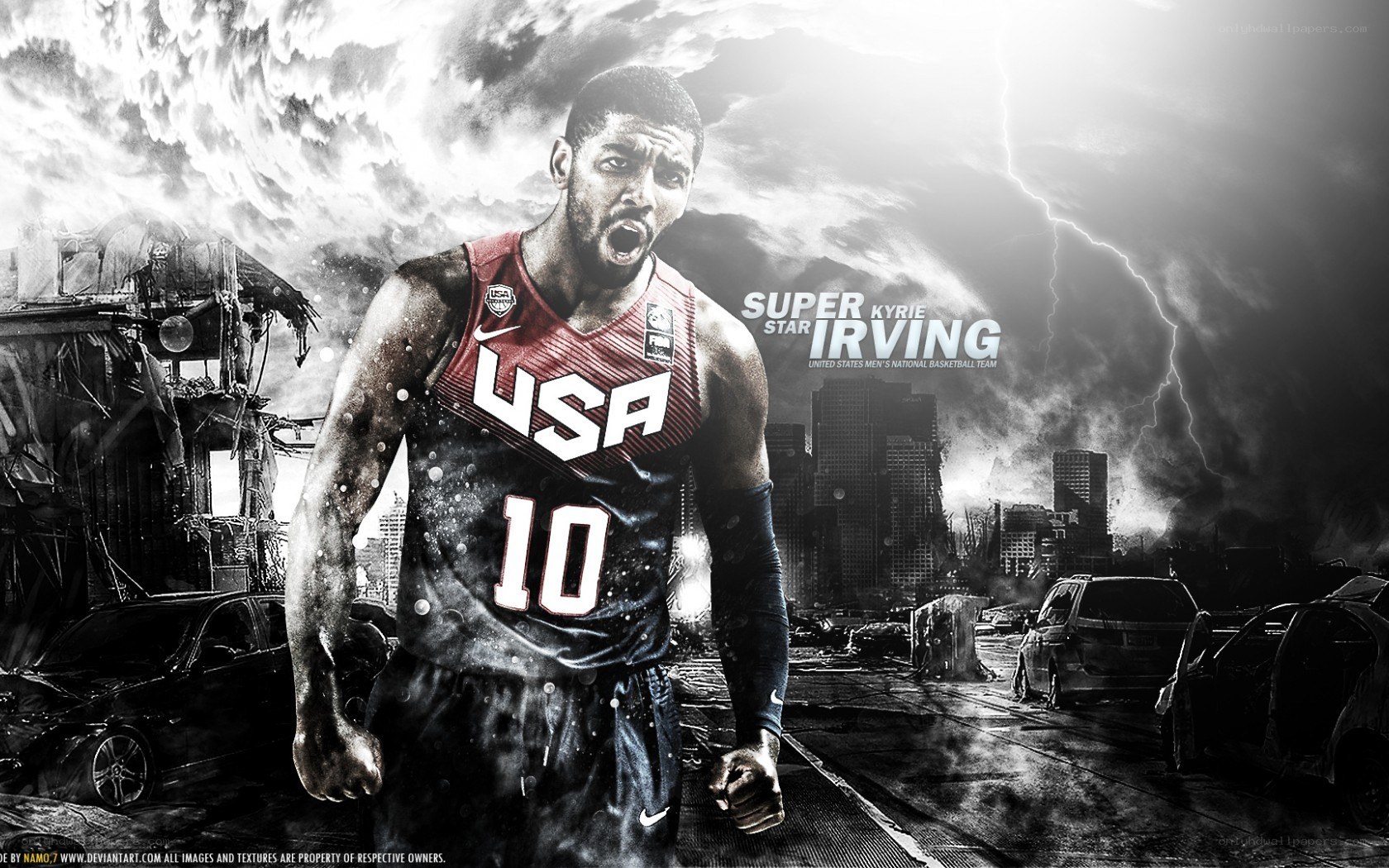 Kyrie Irving in USA jersey