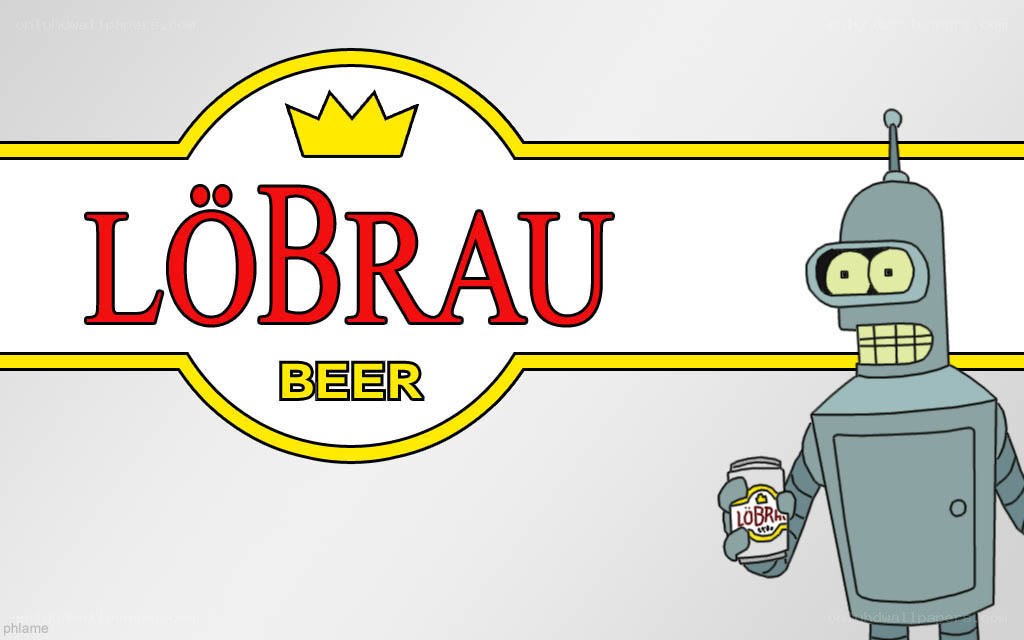 Löbrau beer advertisement