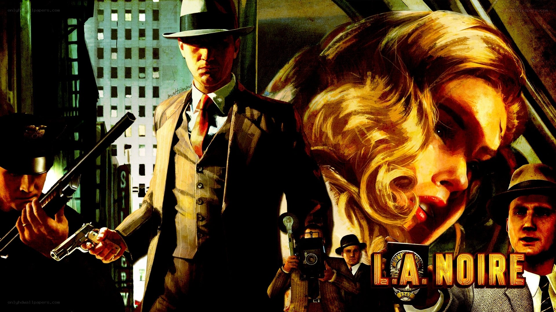 L.A. Noire game cover art