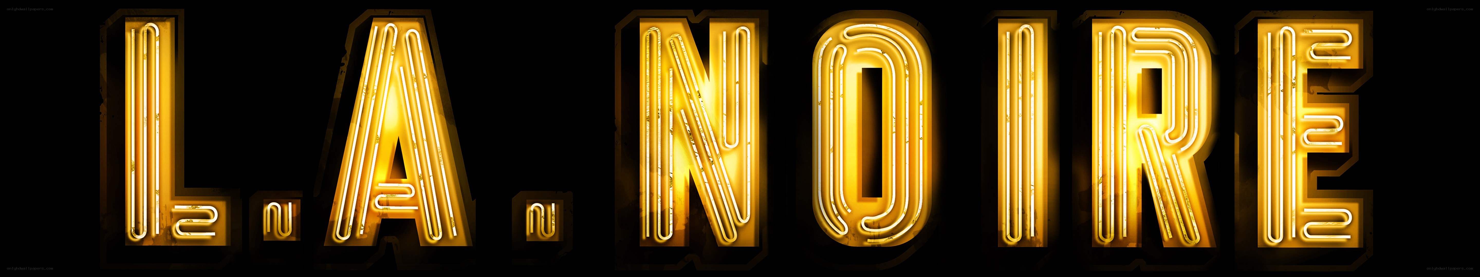 L.A. Noire neon sign