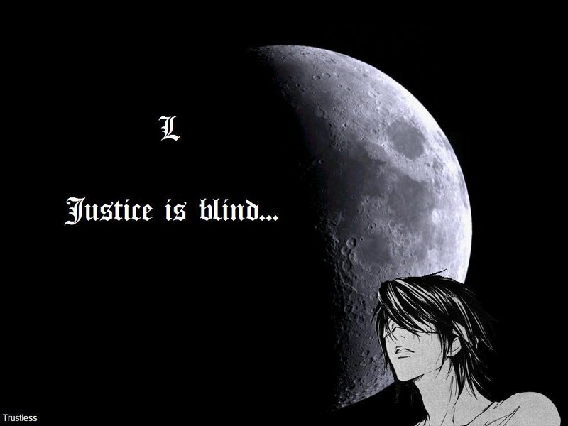 L and the moon