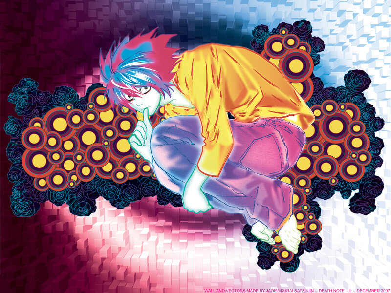 L from Death Note artwork