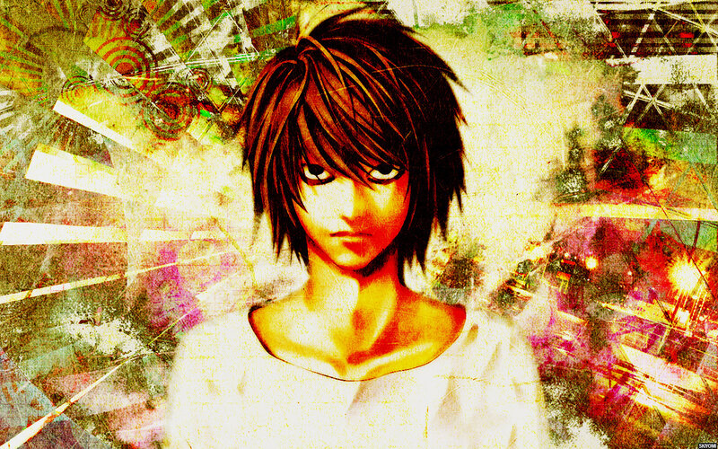 L Lawliet anime character