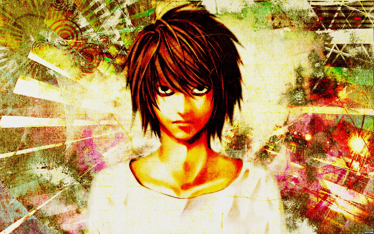 L Lawliet anime character