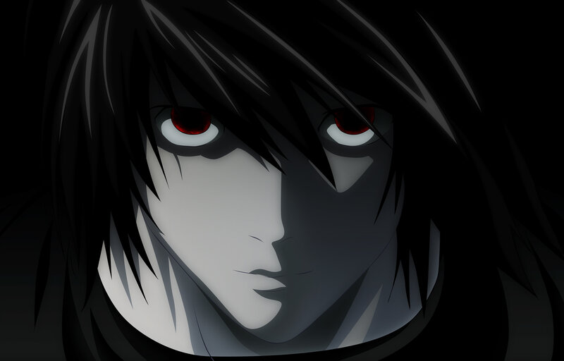 L Lawliet anime portrait