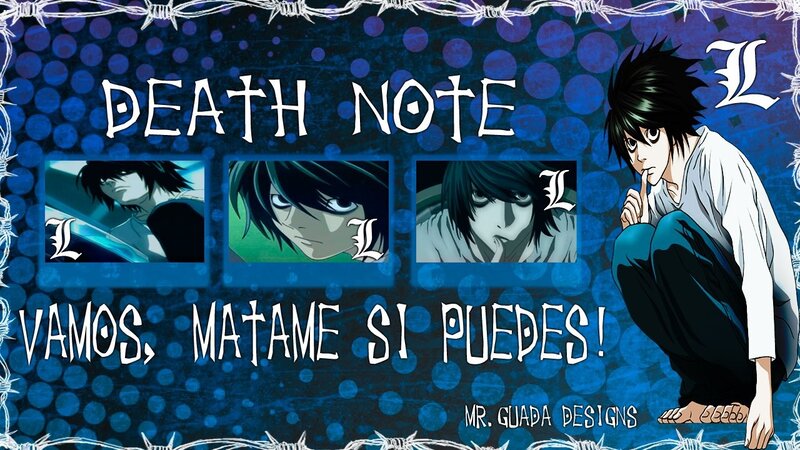 L Lawliet Character — Blue