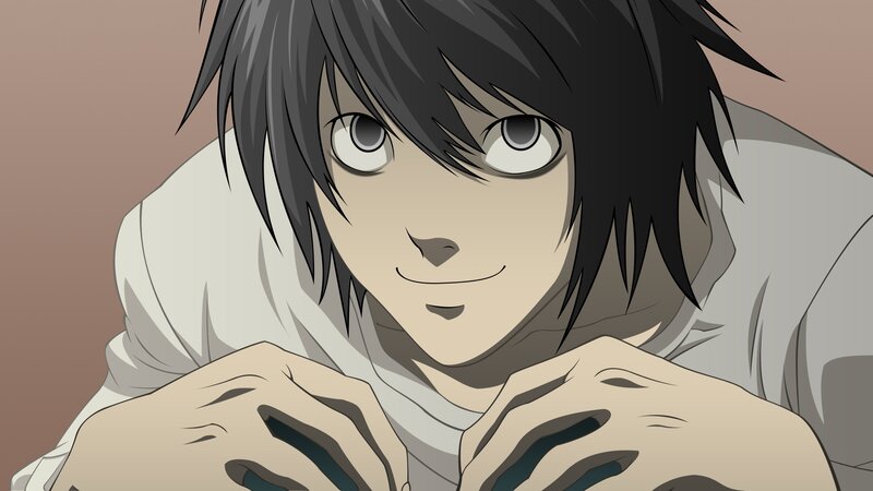L Lawliet close-up portrait