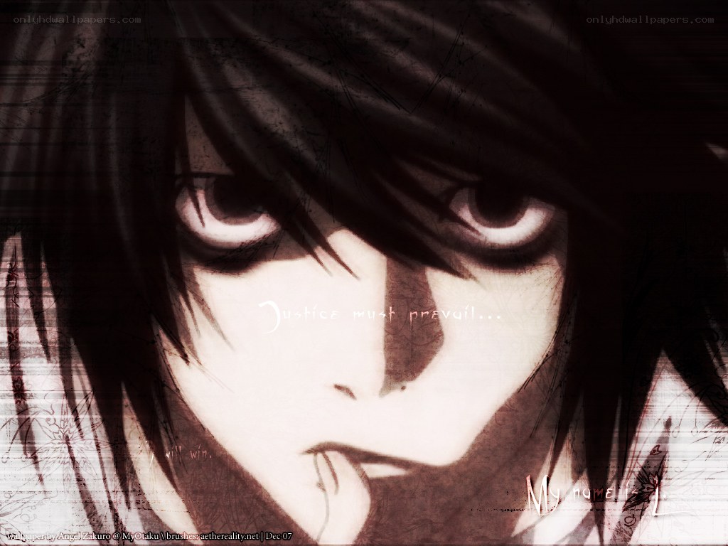 L Lawliet close-up