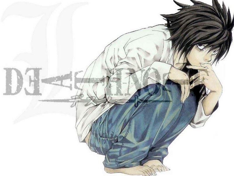 L Lawliet crouching