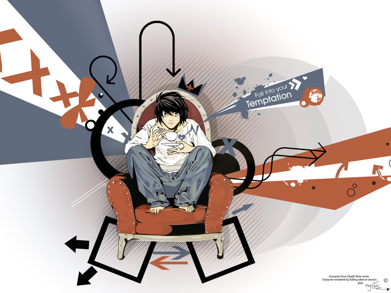 L Lawliet in a chair