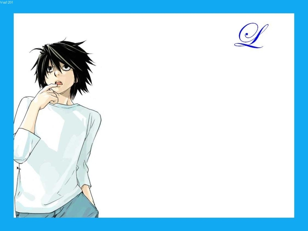L Lawliet thinking