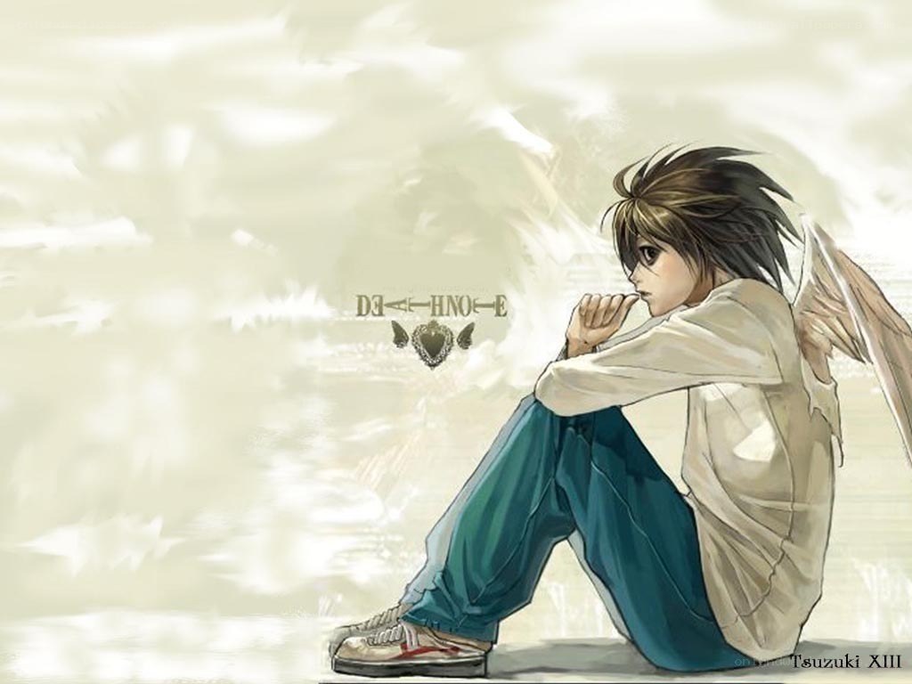 L Lawliet with angel wings