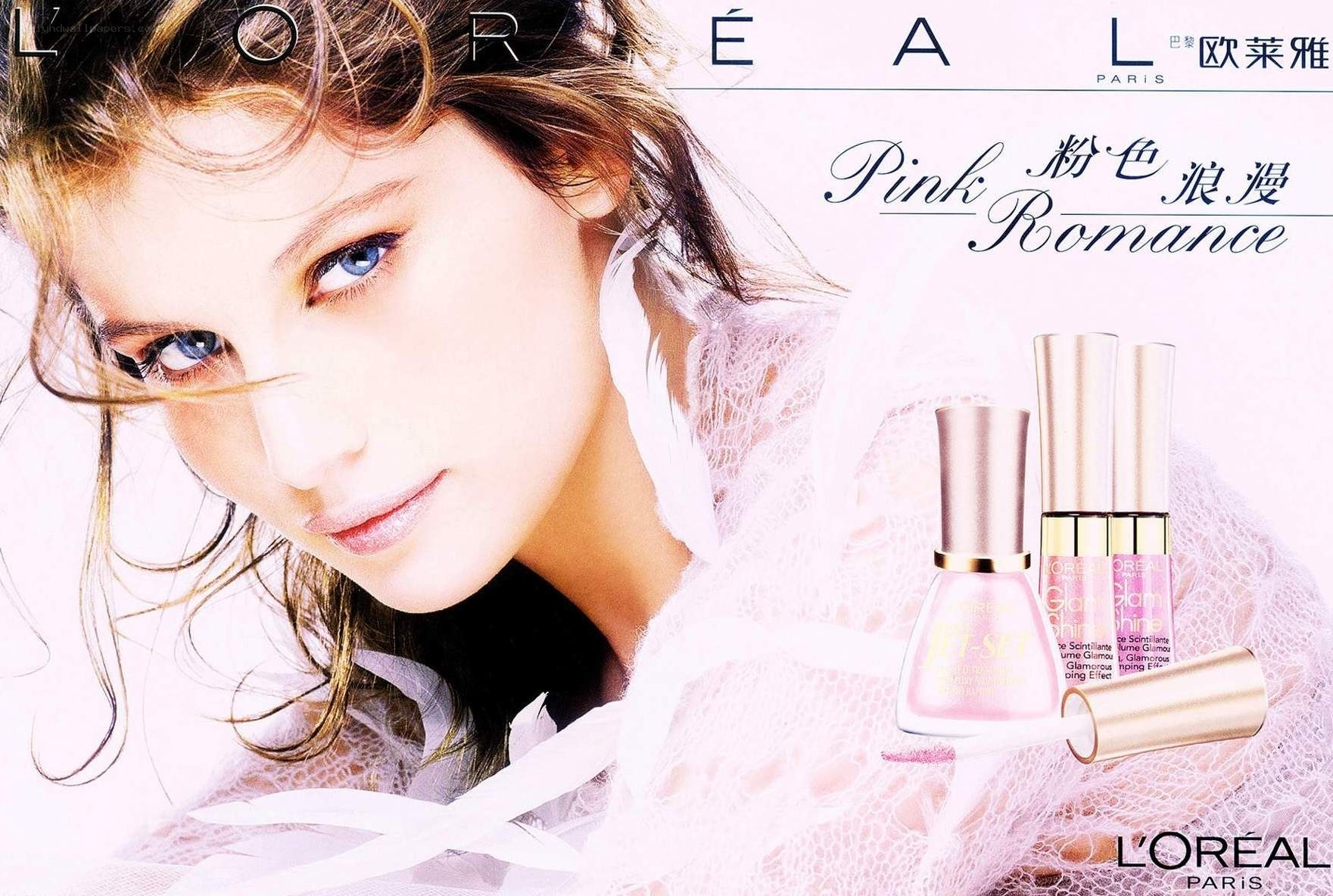 L'Oreal Pink Romance ad