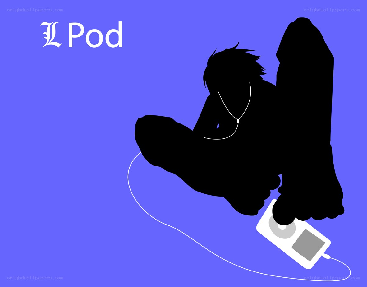 L Pod silhouette art