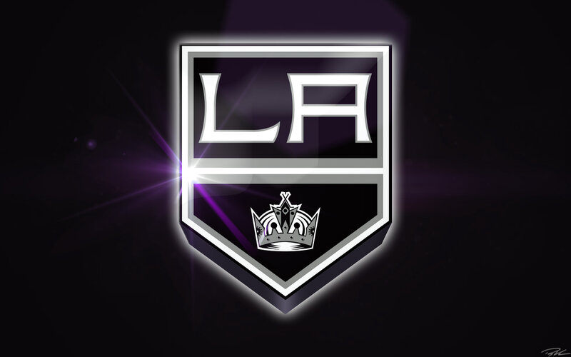 LA Kings Logo — Black, Dramatic