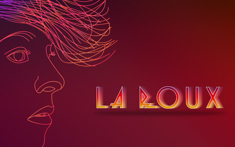 La Roux neon art