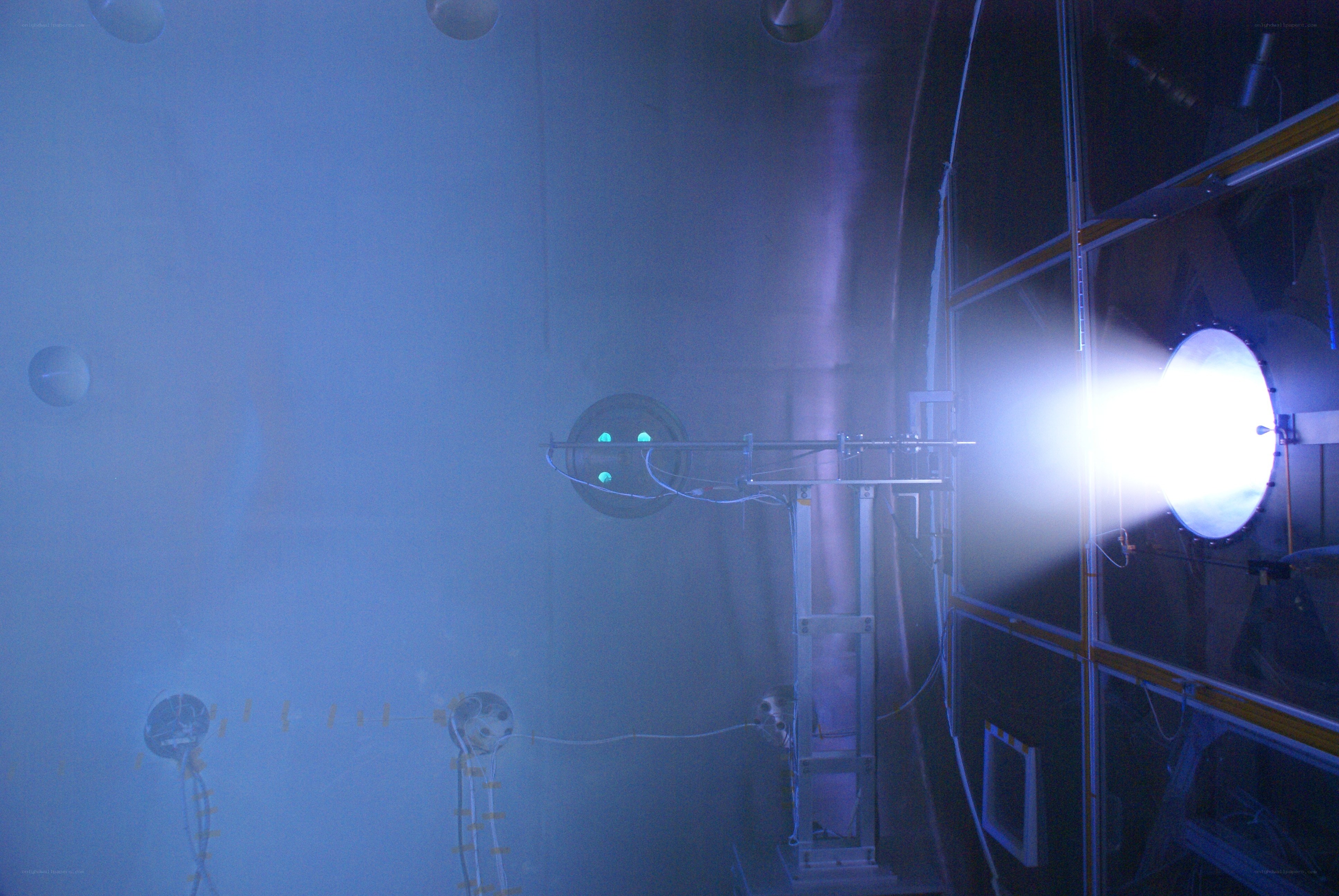 laboratory experiment with light