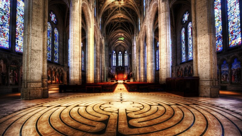Labyrinth in Cathedral