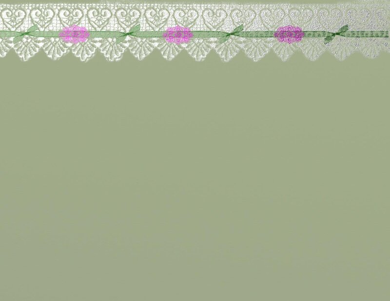 lace border with flowers