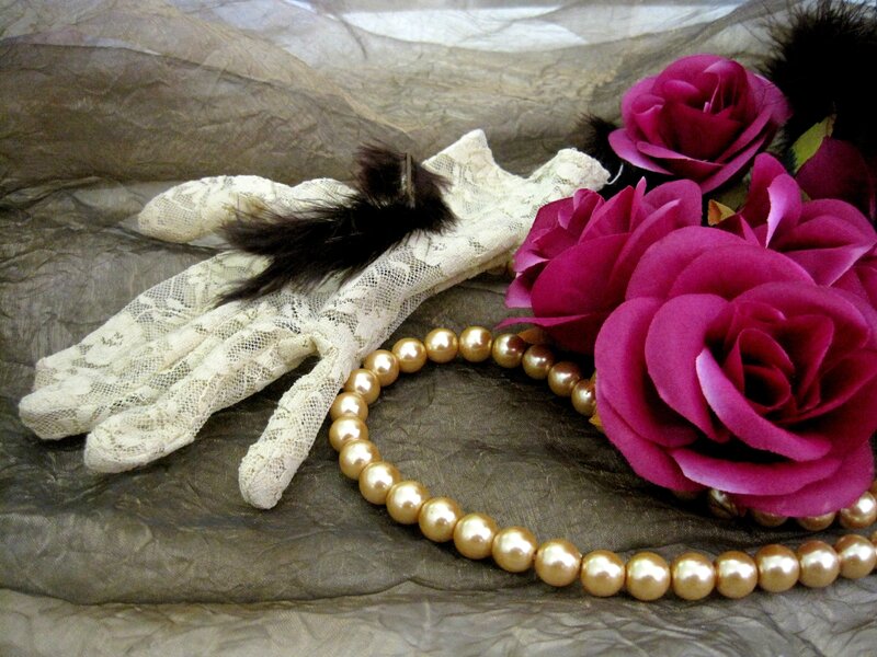 Lace Gloves and Roses