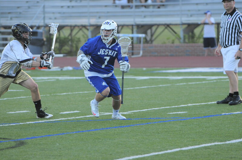 Lacrosse Player Running